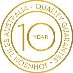 Johnson Tiles Ten Year Guarantee Logo