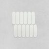 Ovella White Satin Mosaic