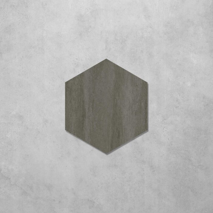 Grain Charcoal Hexagon