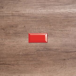 Basics Red Gloss Bevelled