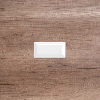 Basics White Bevelled Edge Gloss