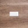 Basics White Bevelled Edge Gloss