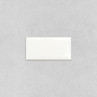 Basics White Bevelled Edge Gloss