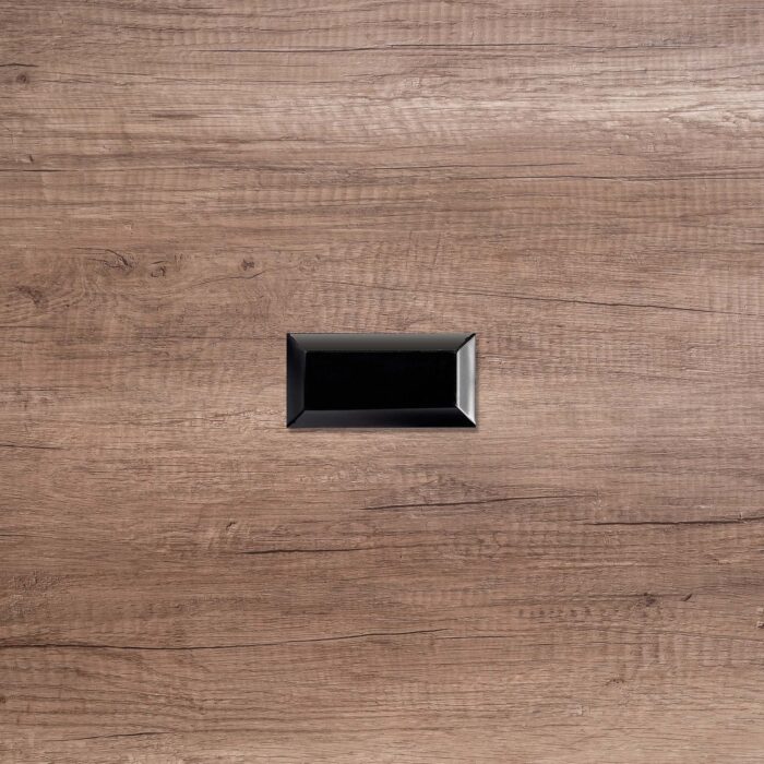 Basics Black Bevelled Edge Matt