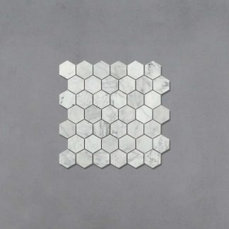 Carrara Marble Hexagon