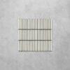 Opal White Satin Mosaic