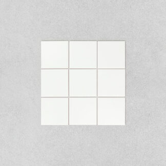Basics White Satin Mosaic