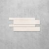 Cemento White Lappato Mosaic