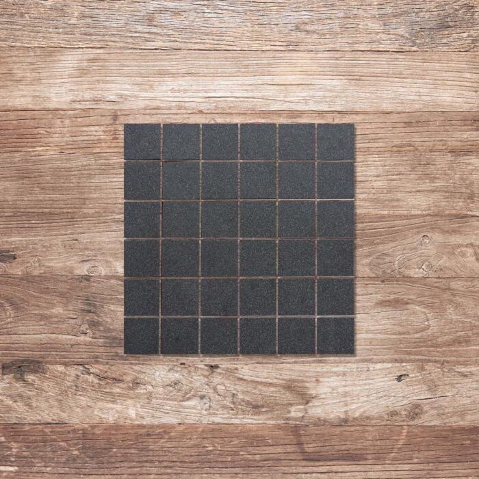 Waringa Black Matt Mosaic