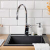 Basics 100x200mm Bevelled Edge White Tiles Splashback Kitchen