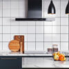 Basics White 200x200mm Splashback Wall Tiles