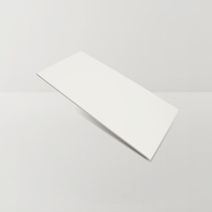 Basics White Gloss 200x400 - Angle View
