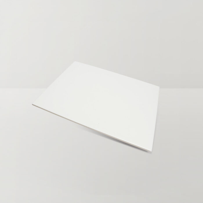 Basics White Satin 300x400 - Angle View