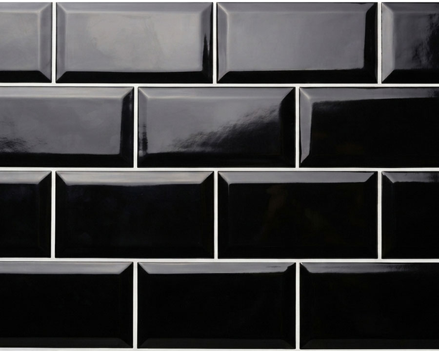 Black tiles and interior design elements showcasing the sophistication and depth of black colour psychology