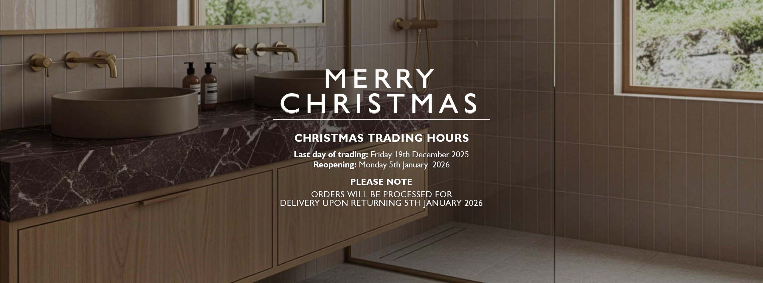 Christmas <br> Trading Hours