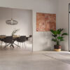 Contemporary entryway with Twilight Ivory 600x600 floor tiles
