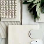 Soft cream tile palette, offering a timeless and elegant neutral option.