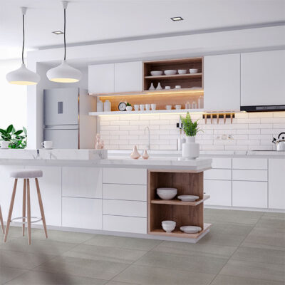 Desert sandstone-inspired ceramic tile range with warm, natural tones.