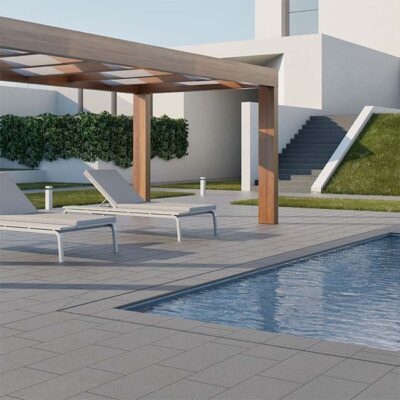 Lorimer porcelain tile range with urban stone-inspired muted tones.