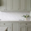 Luna Carrara Satin in Kitchen