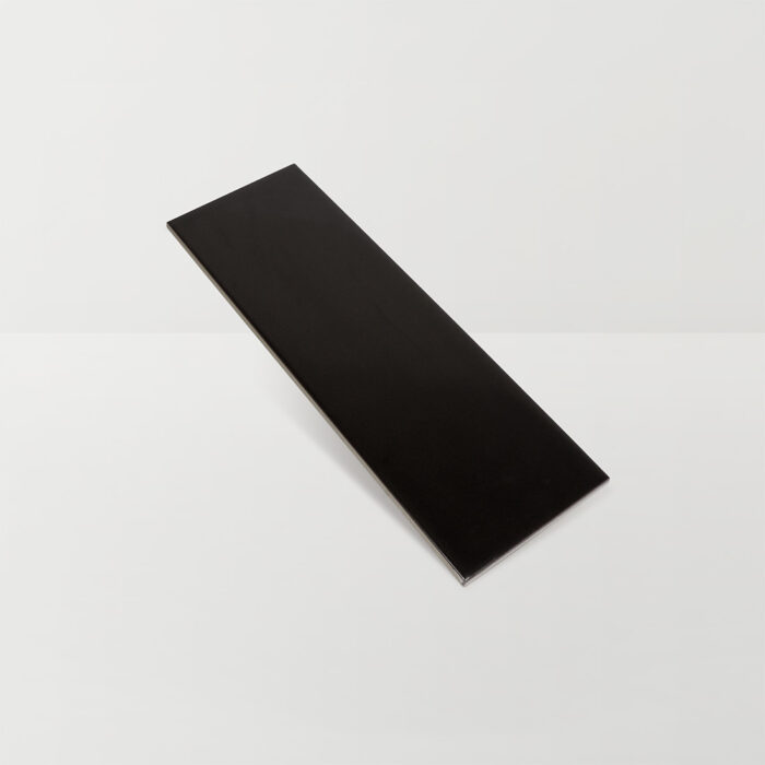 Neutral Black Satin Angle