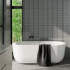 Opal Light Grey Gloss Bathroom Scene