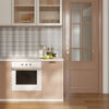 Opal White Satin Mosaic Tiles Kitchen