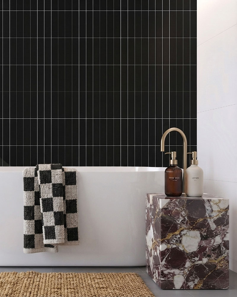 Pastella Black Elegant Bathroom Design