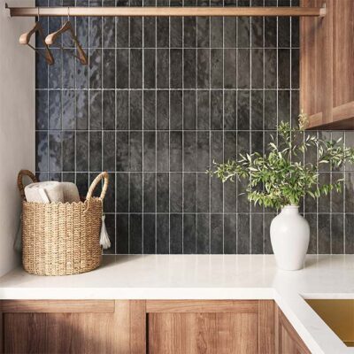 Solar decorative tile range with retro-inspired patterns in gloss and matt finishes.