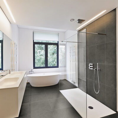 Sorrento urban industrial-look tile range with sleek contemporary appeal.