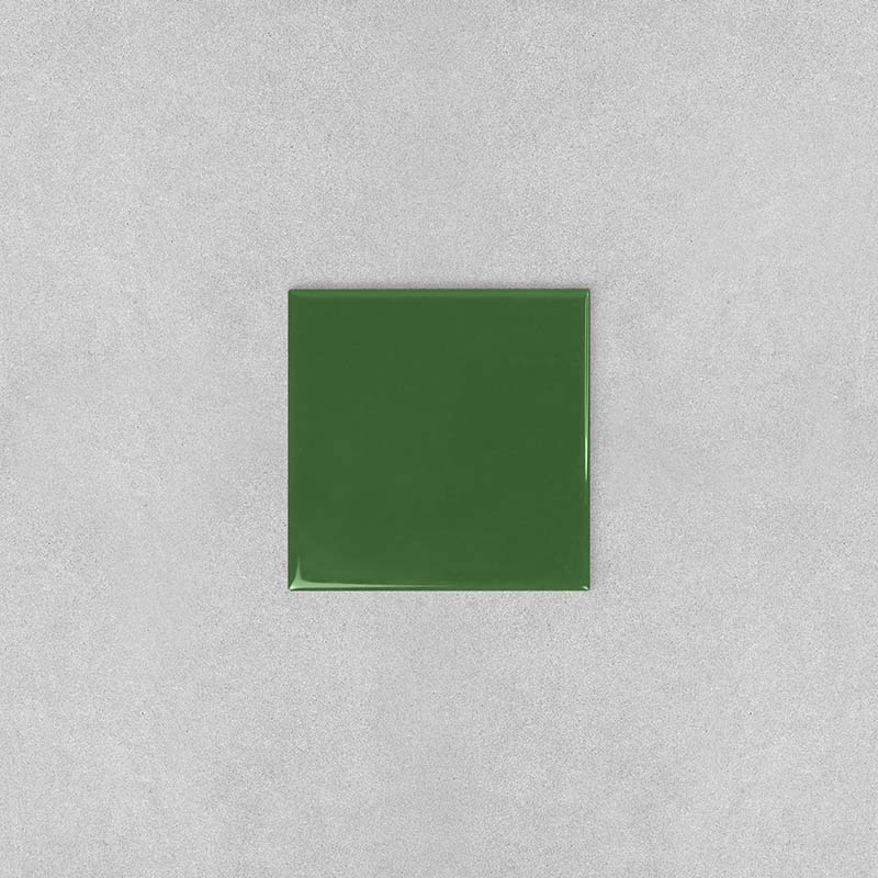 Spectrum Amazon 97x97 green ceramic tiles with rich earthy green tones