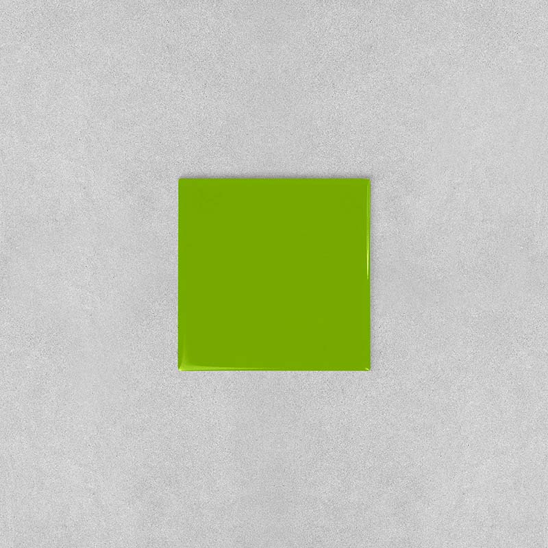 Spectrum Crisp Apple 97x97 glossy green tiles with fresh light green tones