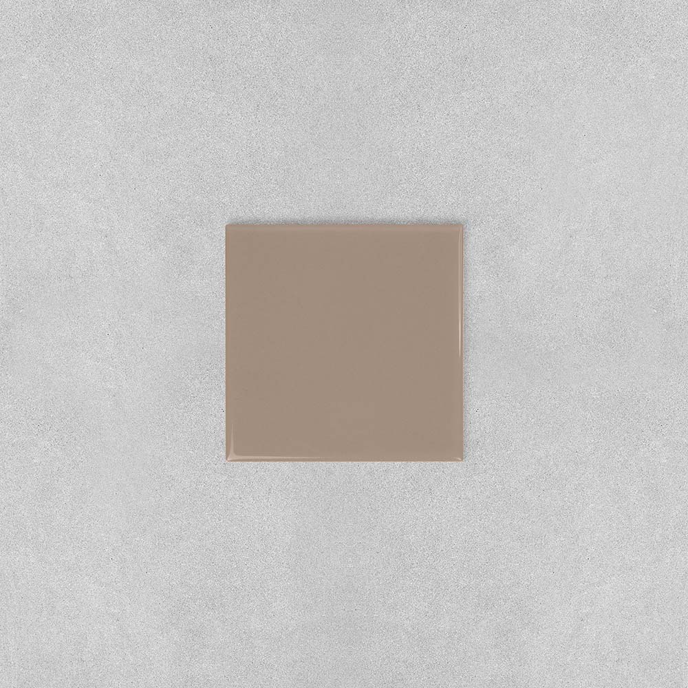 Spectrum Mocha wall tiles in warm mocha brown tones with handcrafted appearance