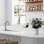 Traditional subway-patterned tiles arranged in a classic layout.