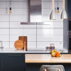 White Gloss 200x400mm Kitchen