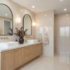 Whitehaven White Polished Tiles 600x600 Bathroom