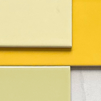 Different shades of yellow tiles